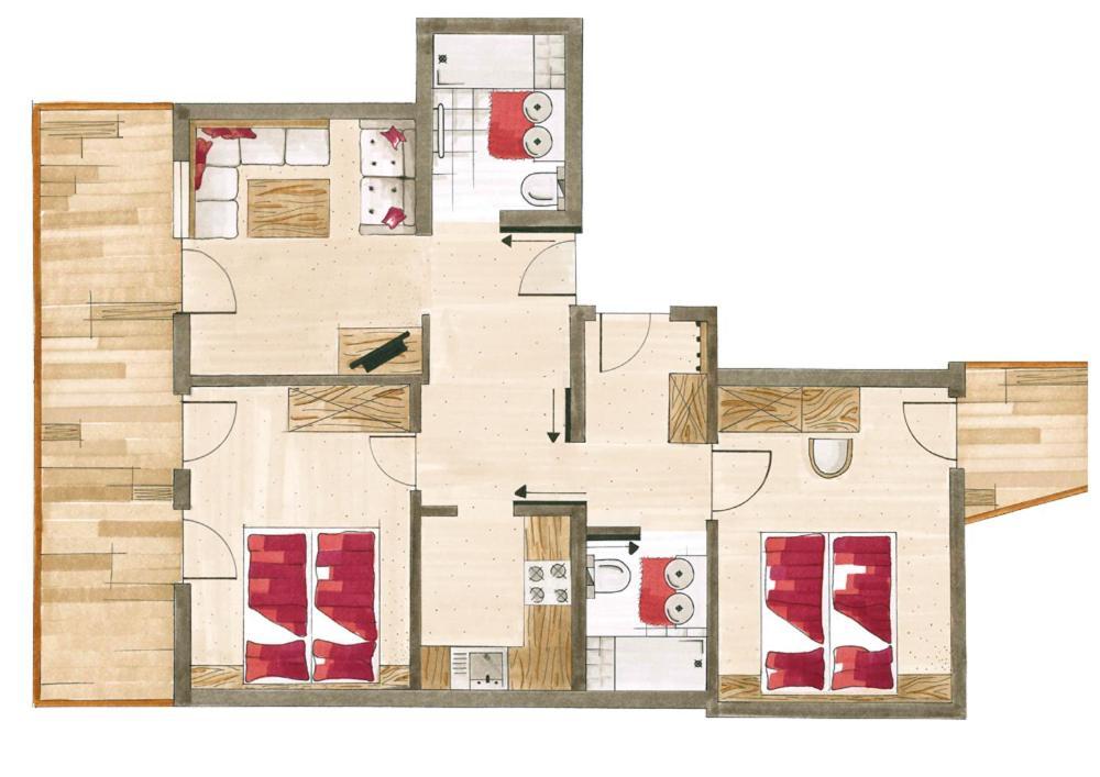 Apartment mit 2 Schlafzimmern