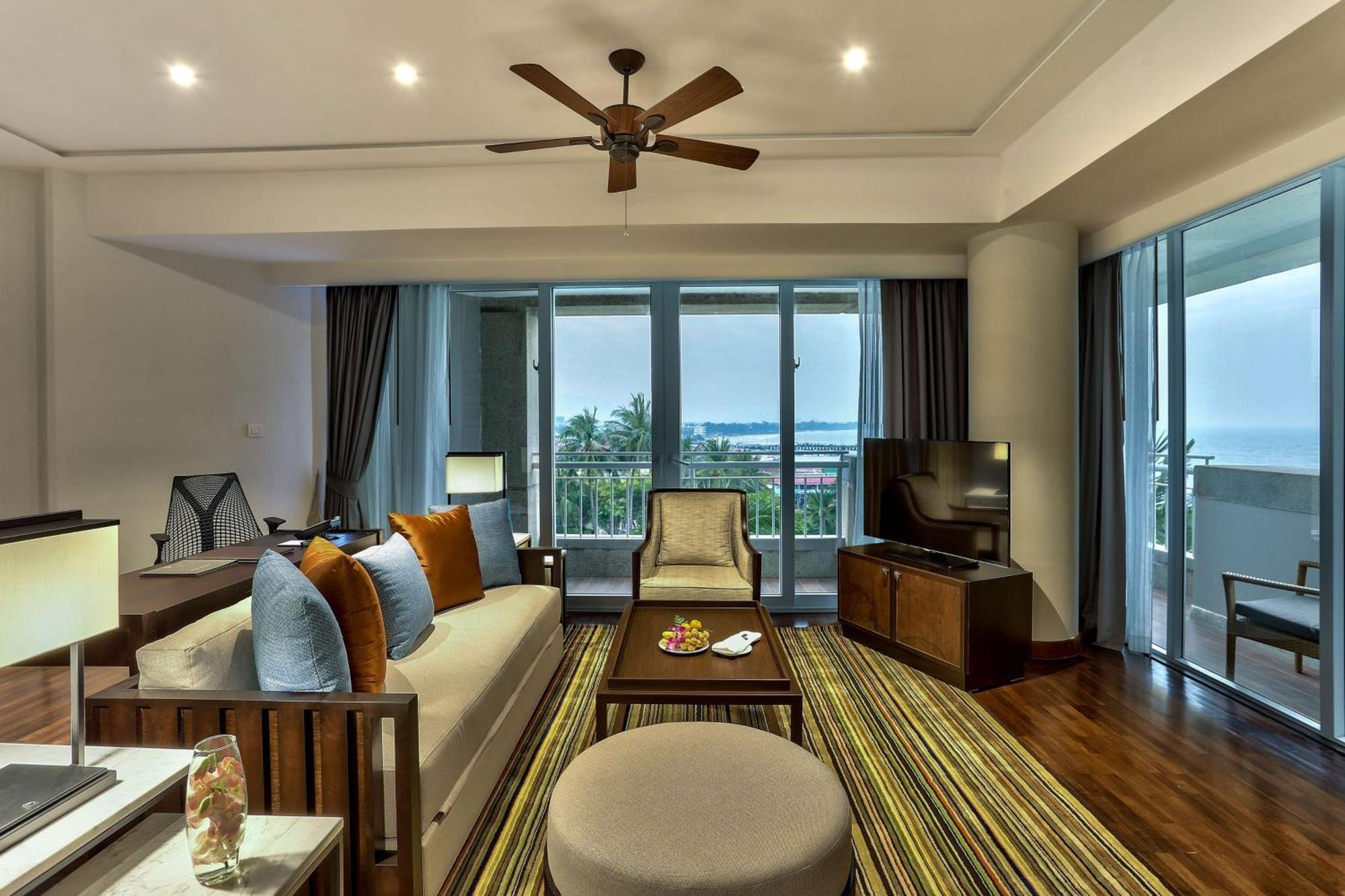 Suíte Executiva com 2 Camas de Solteiro, Vista do Mar e Acesso ao Lounge VIP