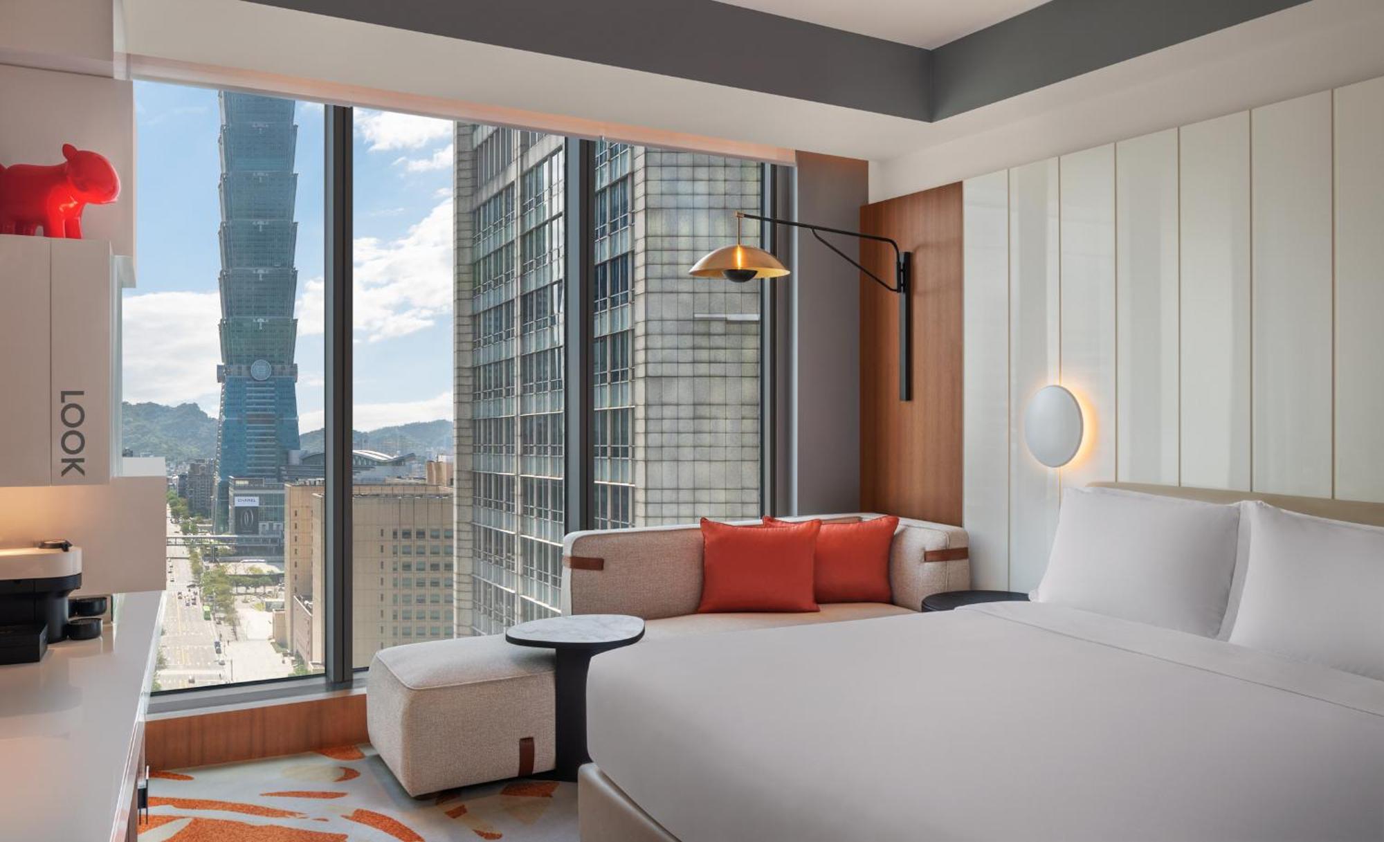Camera Spettacolare con 1 Letto King-Size e Vista TAIPEI 101