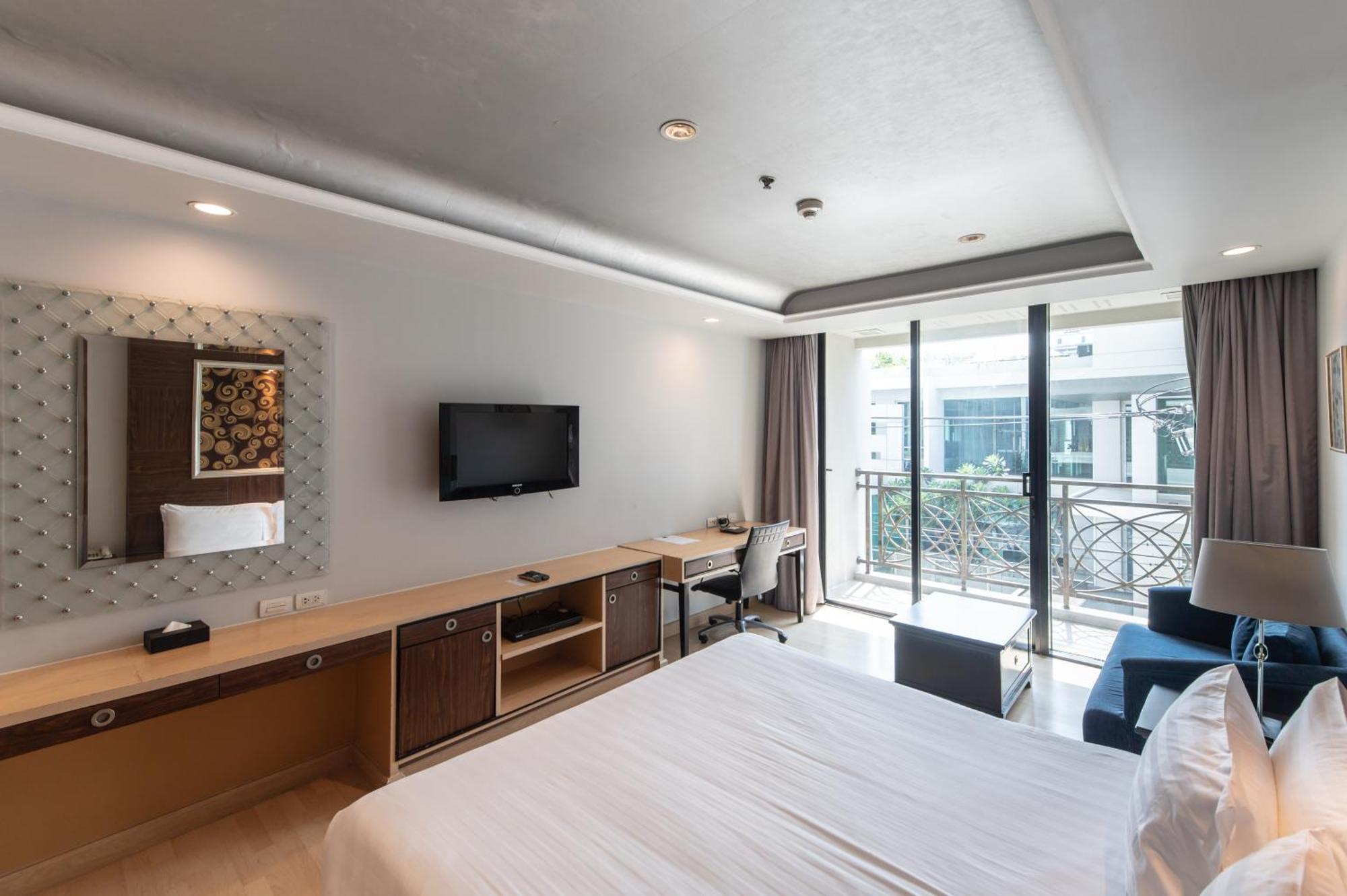 Premier Studio met Balkon