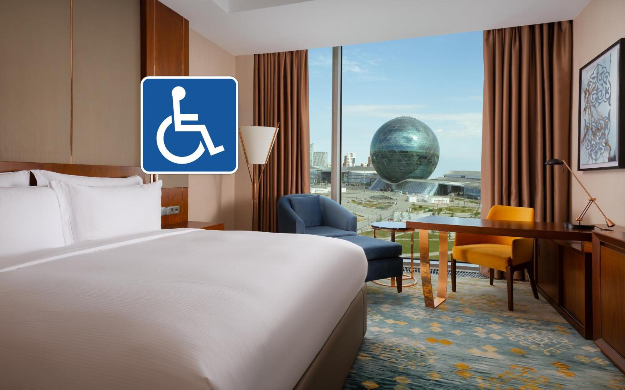 Chambre Lit King-Size - Accessible aux Personnes à Mobilité Réduite