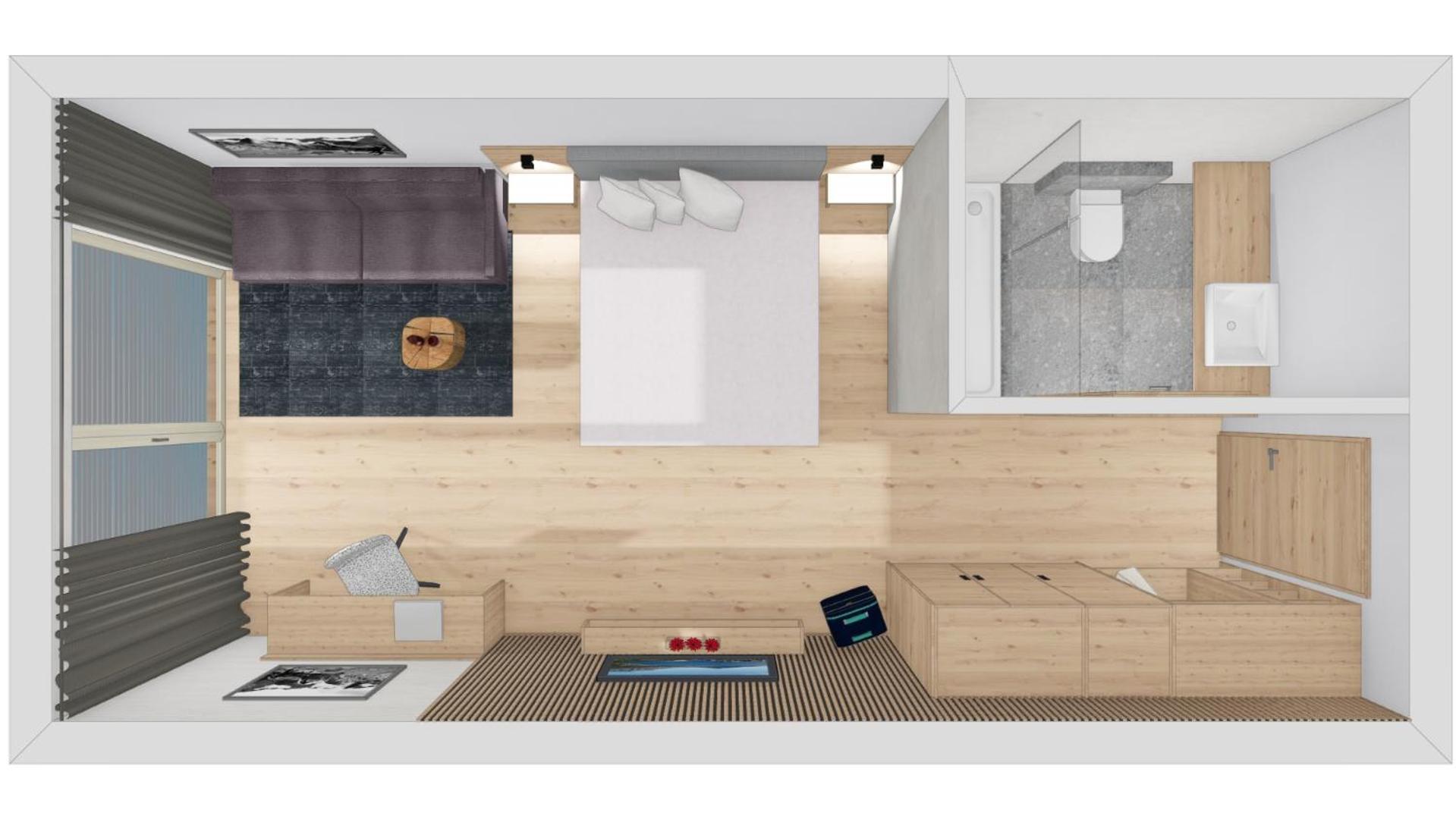 Deluxe Doppelzimmer mit Balkon