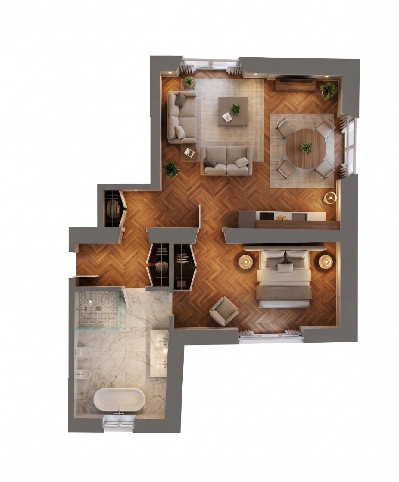 Suite with Lake View