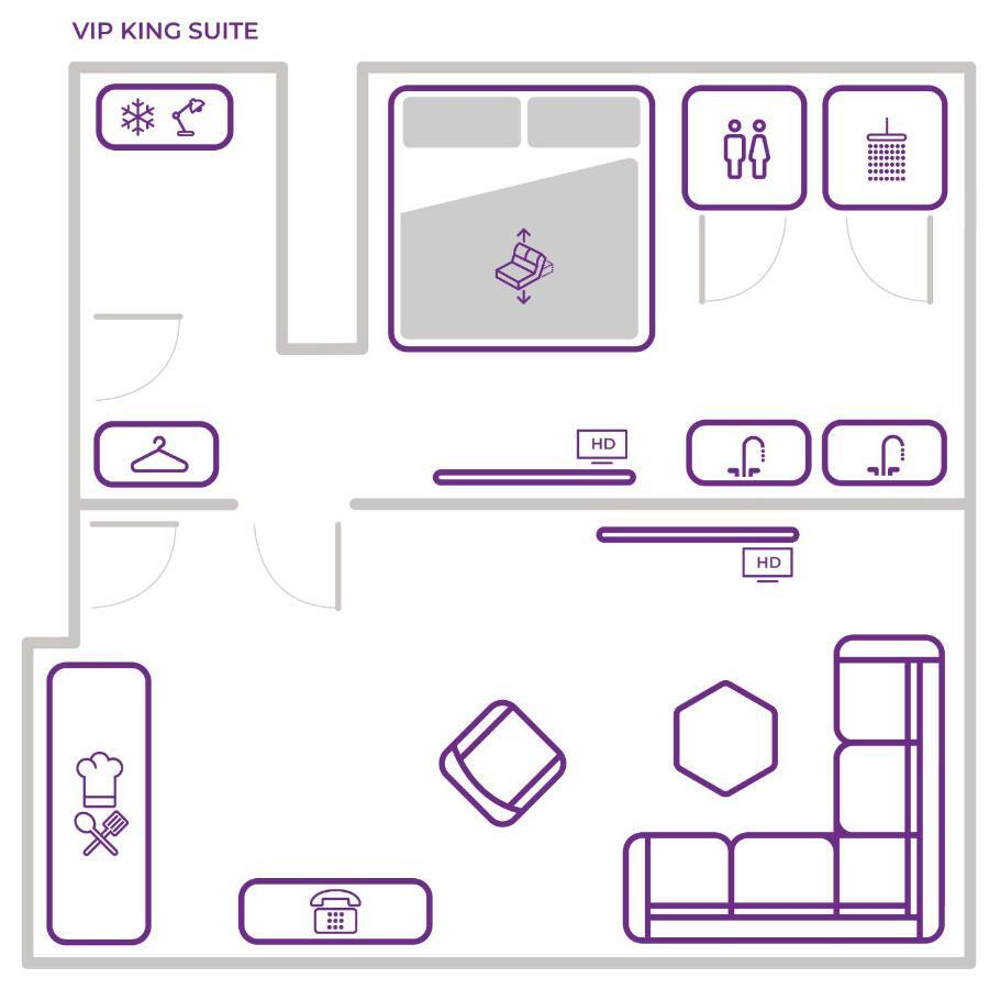 Suite Lit King-Size VIP avec Vue